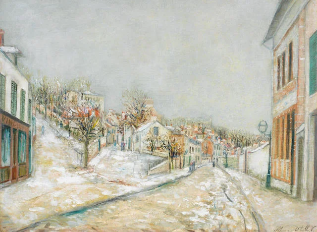 Maurice Utrillo, Suburbs in the Snow