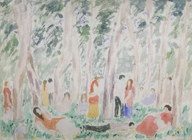 Abraham Walkowitz, People in the Park