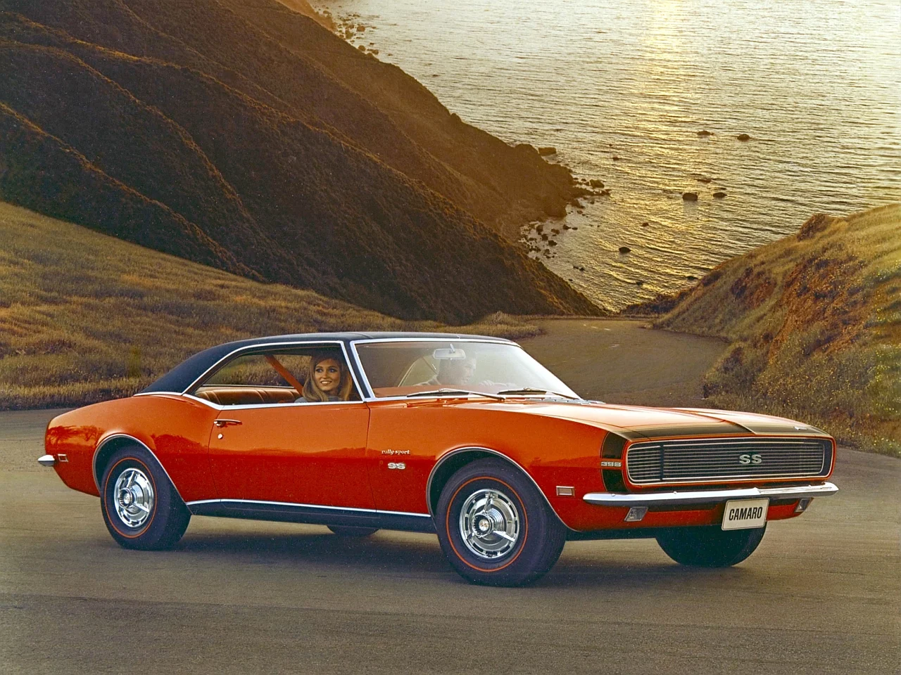 'Coke bottle hip' styling at it's finest - the first generation Camaro