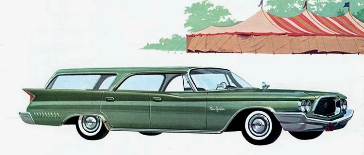 Chrysler New Yorker - massive in every way including cantilevered fins
