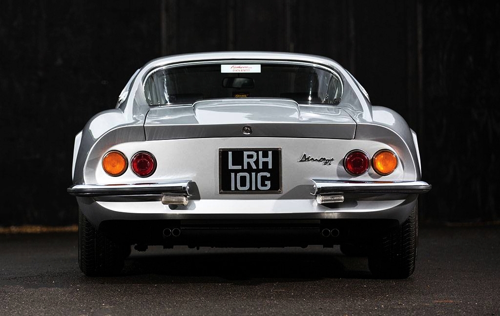 The Dino from the rear - on twisting roads this was a view familiar to other drivers