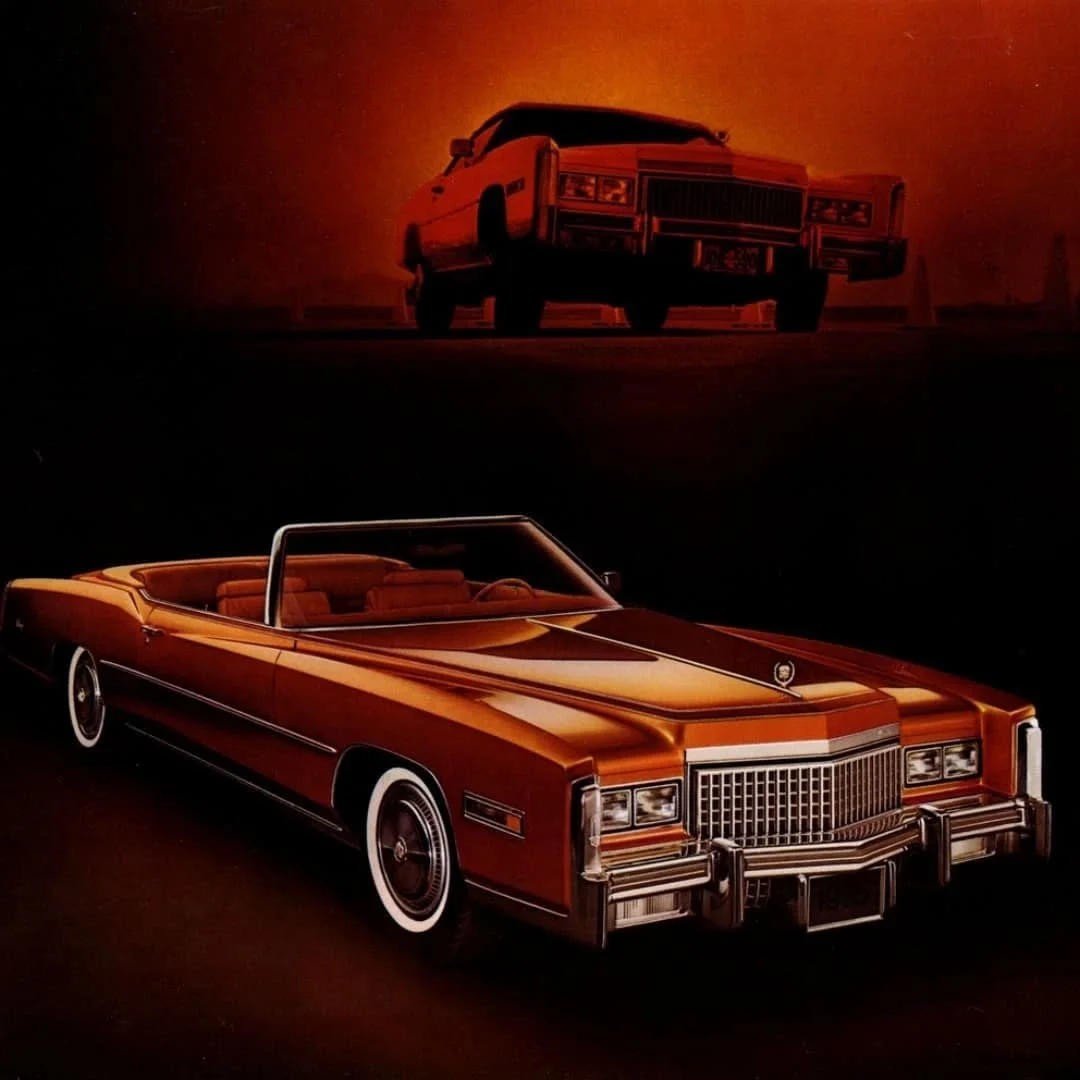 1975 Cadillacs - the first year for square/rectangular headlights.