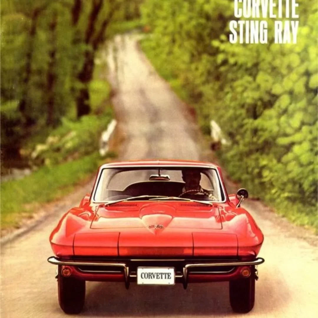 Chevrolet Corvette for 1965. First year for 4-wheel disc brakes, first year for the 396 big blick V8, last year for the fuel-injected 327 small block V8.