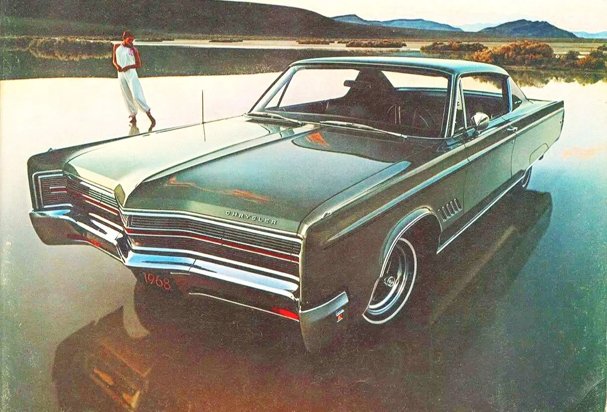 ink to the full-size Chrysler advertising archive featuring the 300-C, New Yorker, and Newport series from the Hemi and Fuselage eras.