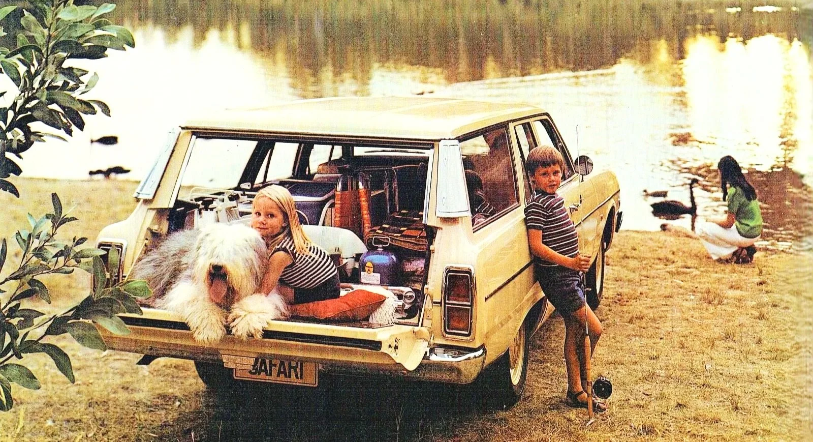 Navigate to the Chrysler Valiant Safari and Regal Wagon advertising archive, featuring high-resolution scans of original Australian station wagon print ads
