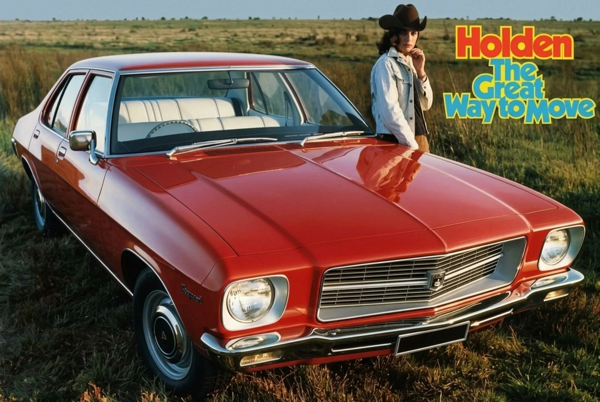 Link to Holden advertising archive featuring FX, FJ, EH, HQ, and HZ models.