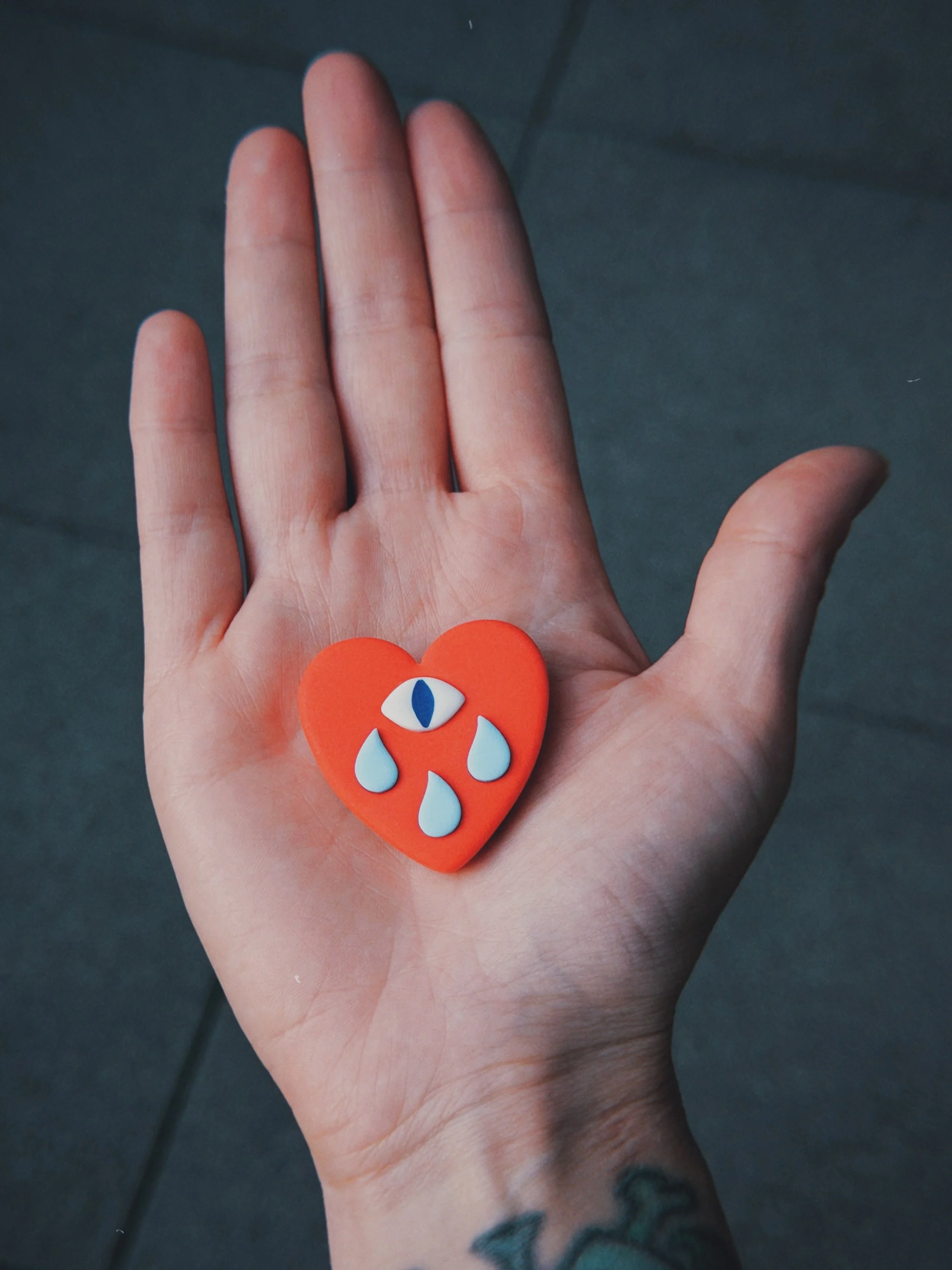 Wild Heart Worry Stone