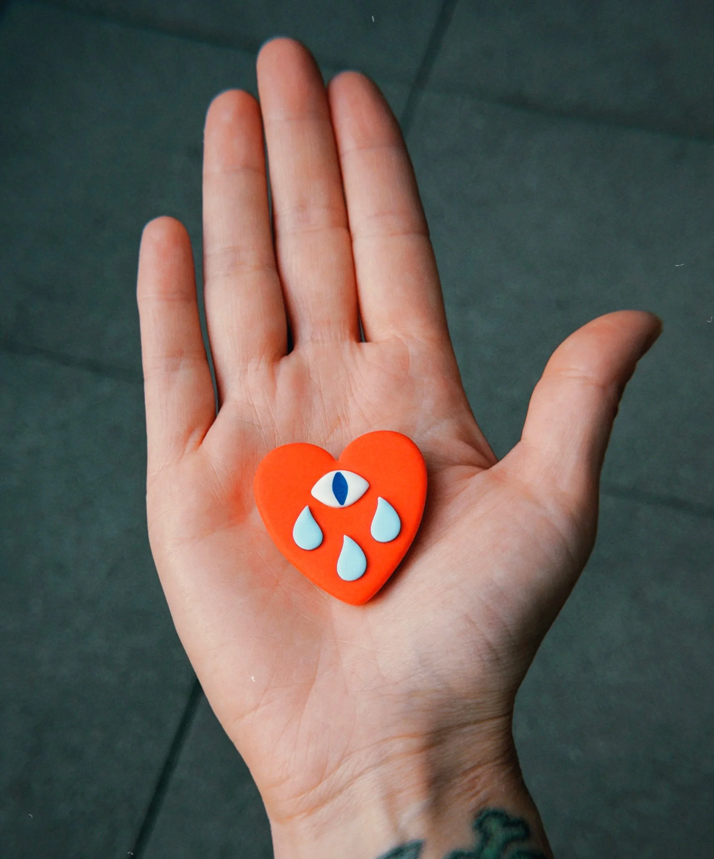 Wild Heart Worry Stone
