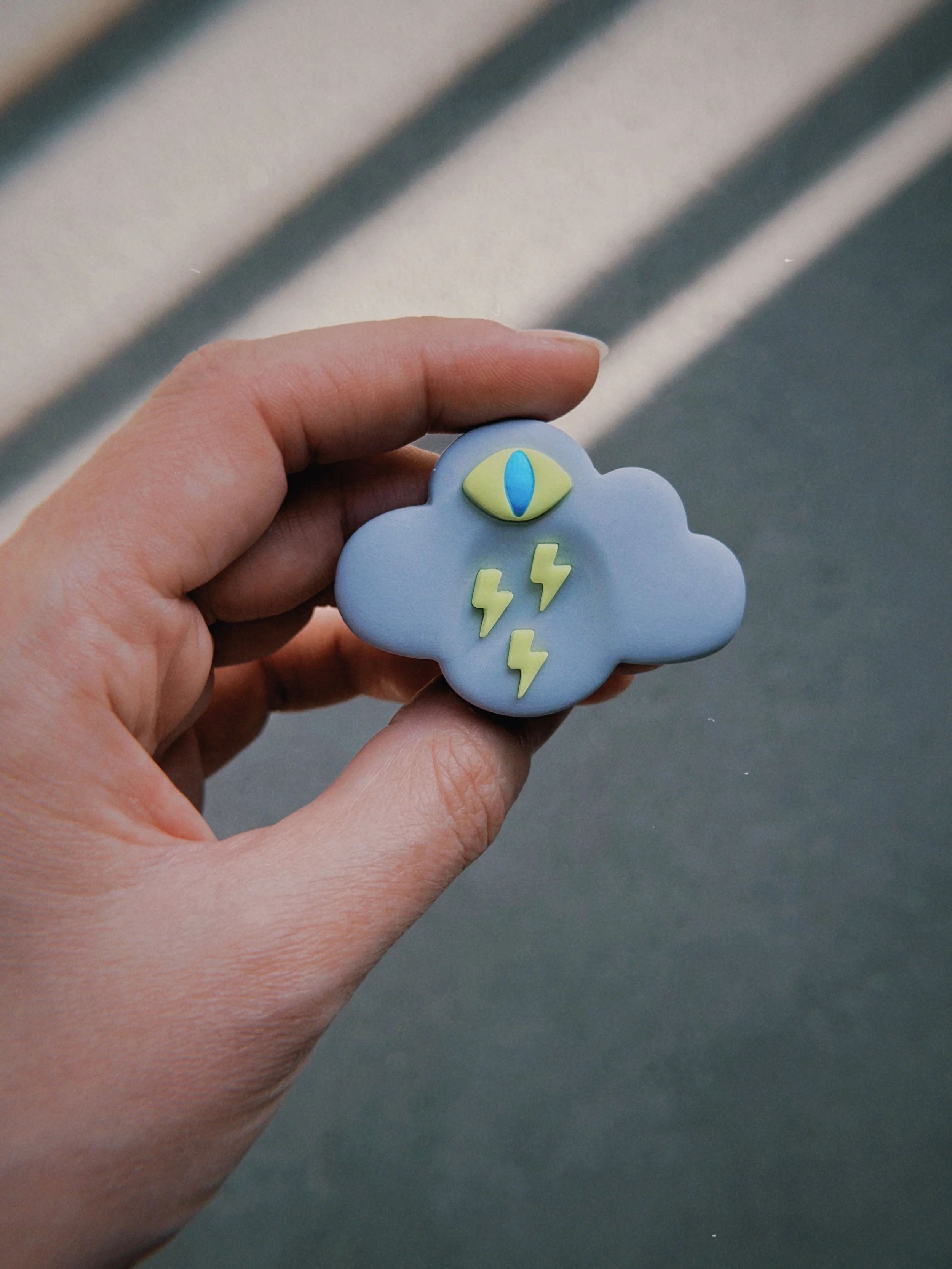 Stormy Worry Stone