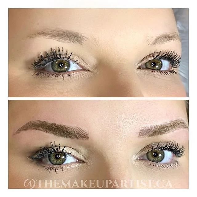 Microblading magic. Looks like real hair doesn&rsquo;t it? ⠀
.⠀
.⠀
For more information or to book an appointment contact me at info@themakeupartist.ca⠀
.⠀
.⠀
#browsonfleek #phibrowsartist #love #instagood #microbladingmilton #microbladingmississauga
