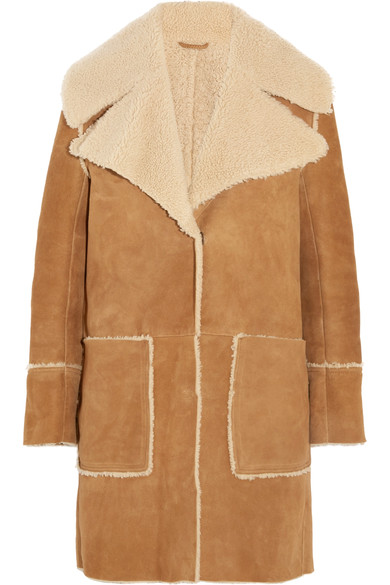 M.I.H Jeans Fairport Shearling Coat, $1,995; Image via Matchesfashion.com