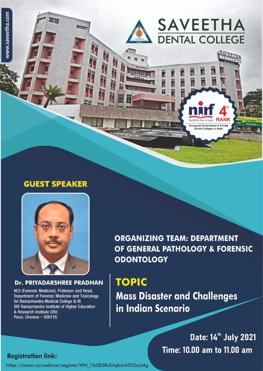 Mass disaster and challenges in Indian scenario