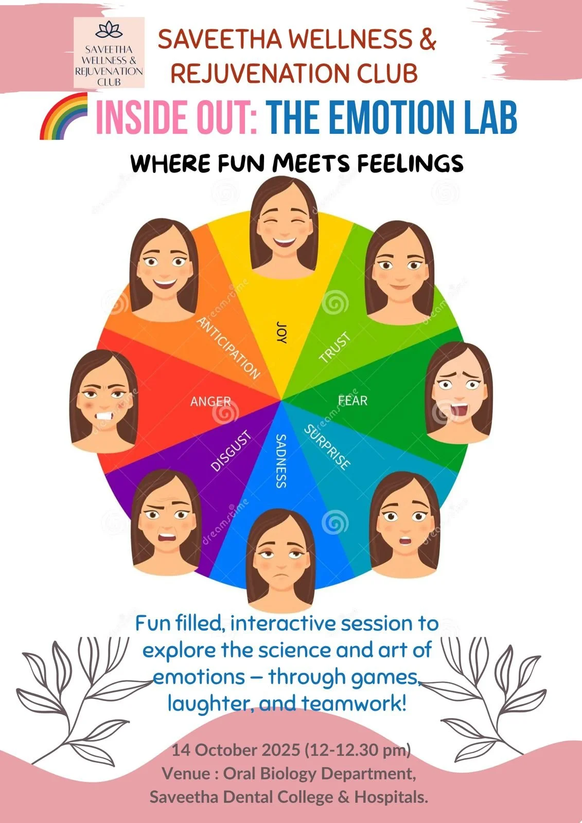 SAVEETHA WELLNESS & REJUVENATION CLUB INSIDE OUT : THE EMOTION LAB