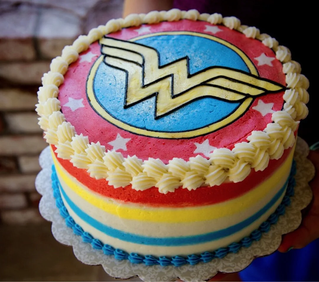 Wonder Woman Chocolate Cake