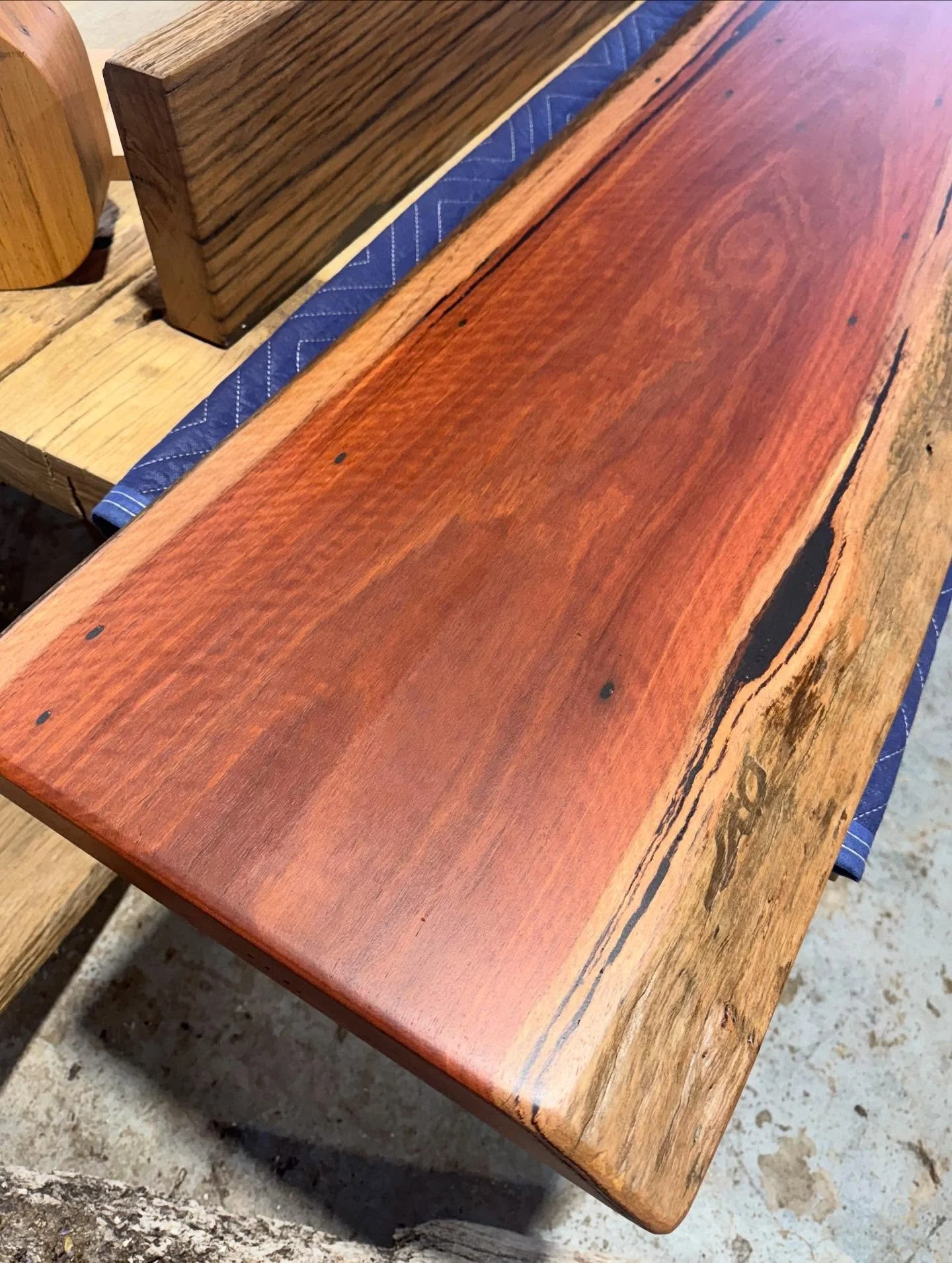 Queensland red mahogany. Salvaged many moons ago from Mossman Gorge. 🌳⚒️♻️