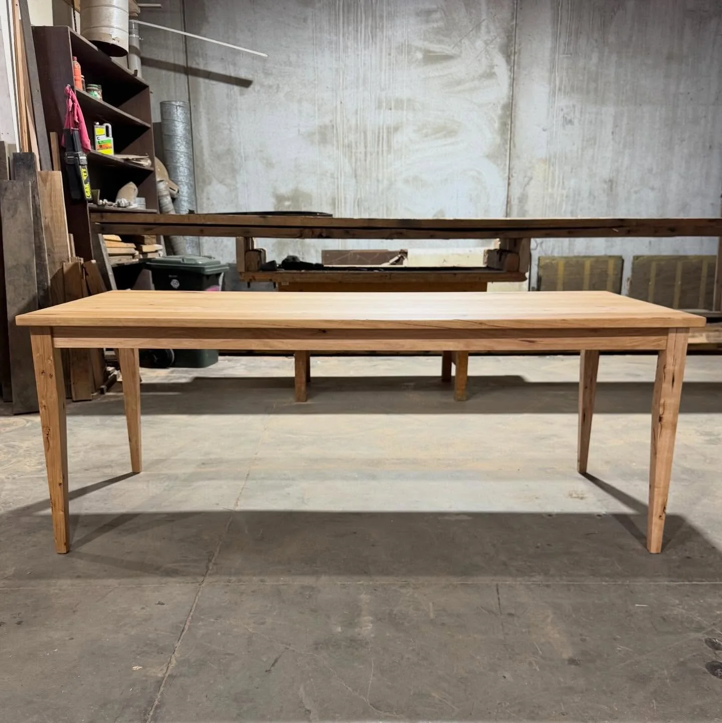 The Evie table in recycled Messmate. 🌳⚒️♻️