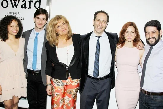 Michelle Beck, Daniel Pearle, Caroline Aaron, Peter Grosz, Carla Gugino, Evan Cabnet, Opening Night of A Kid Like Jake at LCT3.