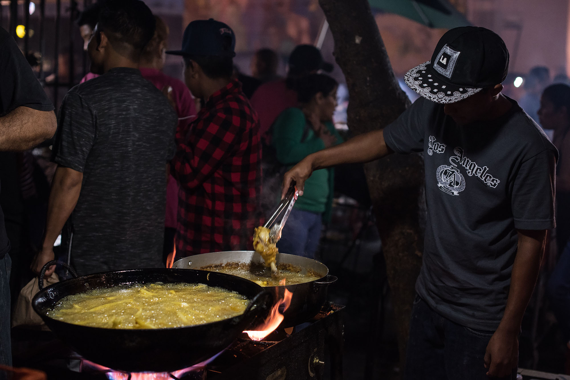 The Guatemalan night market on Bonnie Brae and 6th. Photo credit: Eater Los Angeles
