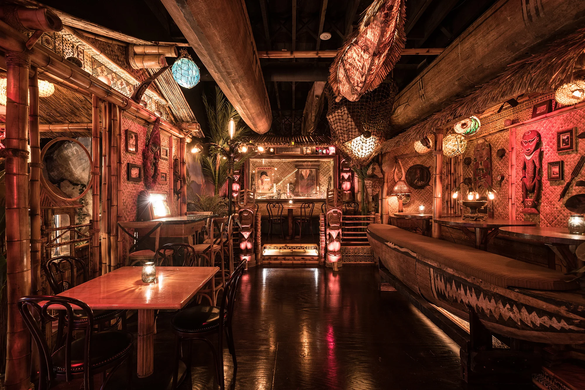 Pacific Seas at Clifton's Republic. It's a tiki speakeasy, what more could you want? Photo credit: Eater LA
