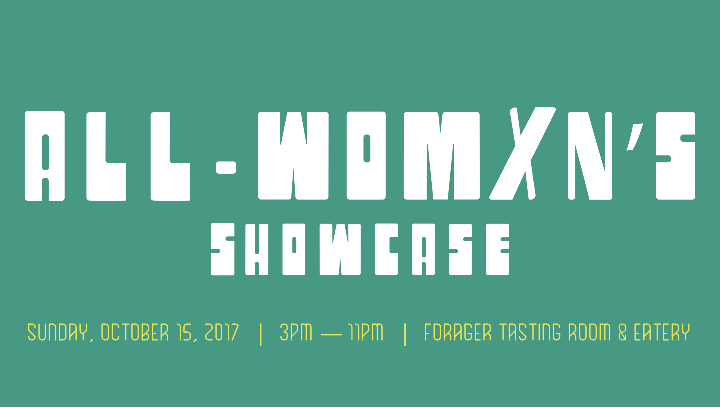 ASHA will host/Emcee the ALL WOMXNS SHOWCASE for the 3rd year in a row, as well as display visual art for sale and have a feature poetry set around 9pm. Click on the flyer below to see more information. Join us for a day of a little over 100 wo…