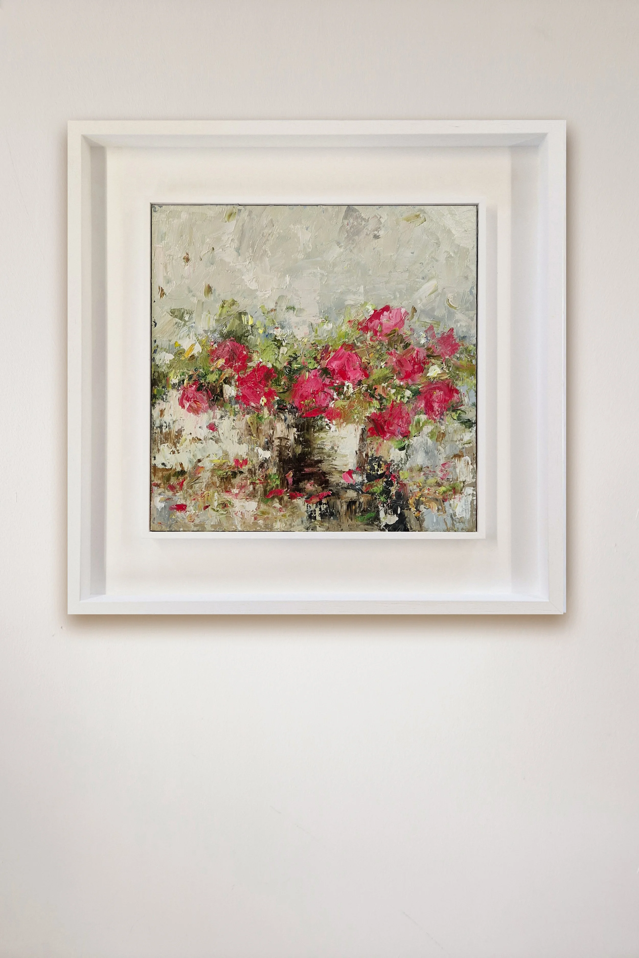 Late Summer Blooms 30x30cm oil on board on wall.jpg