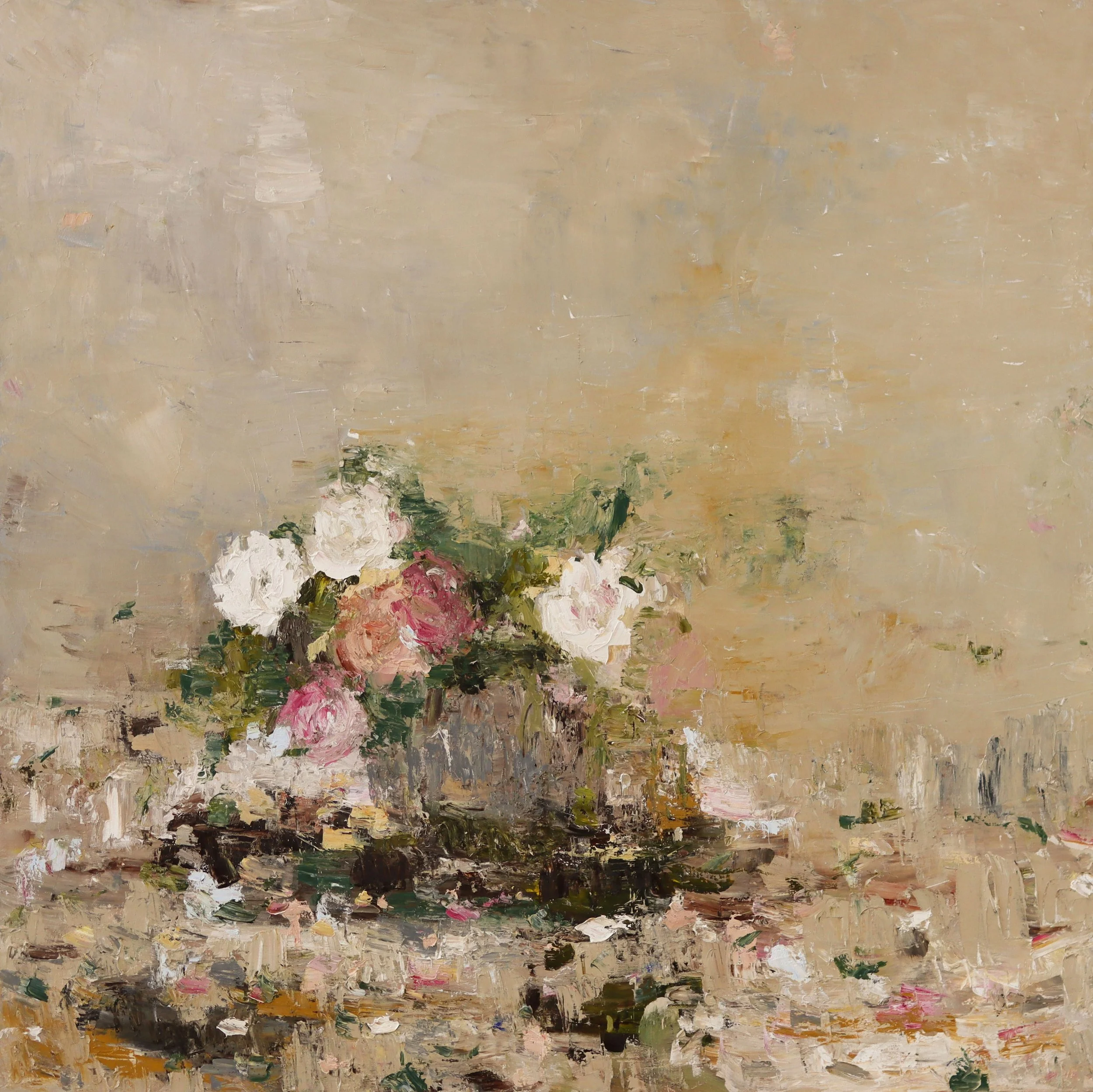 Bouquet with Whites and Pinks oil on canvas 90 x 90cm £4000.jpg