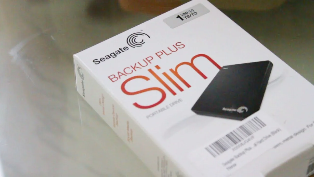 Seagate Backup Plus Packaging