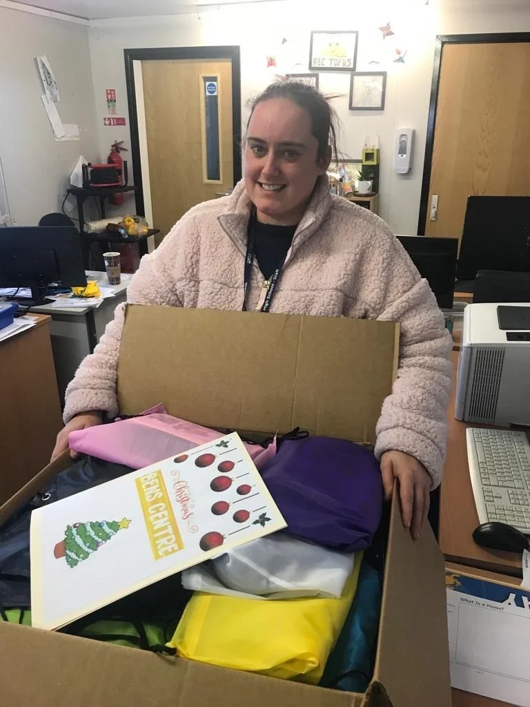 We are amazed at the generosity and kindness of the REC Students at Wales High School who have raised funds to put together a big box full of winter care packages to support our vulnerable clients. 