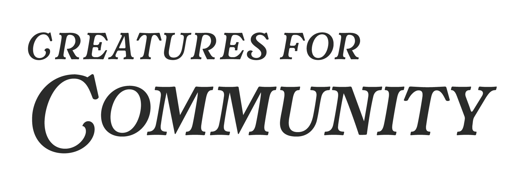 Creatures for Community