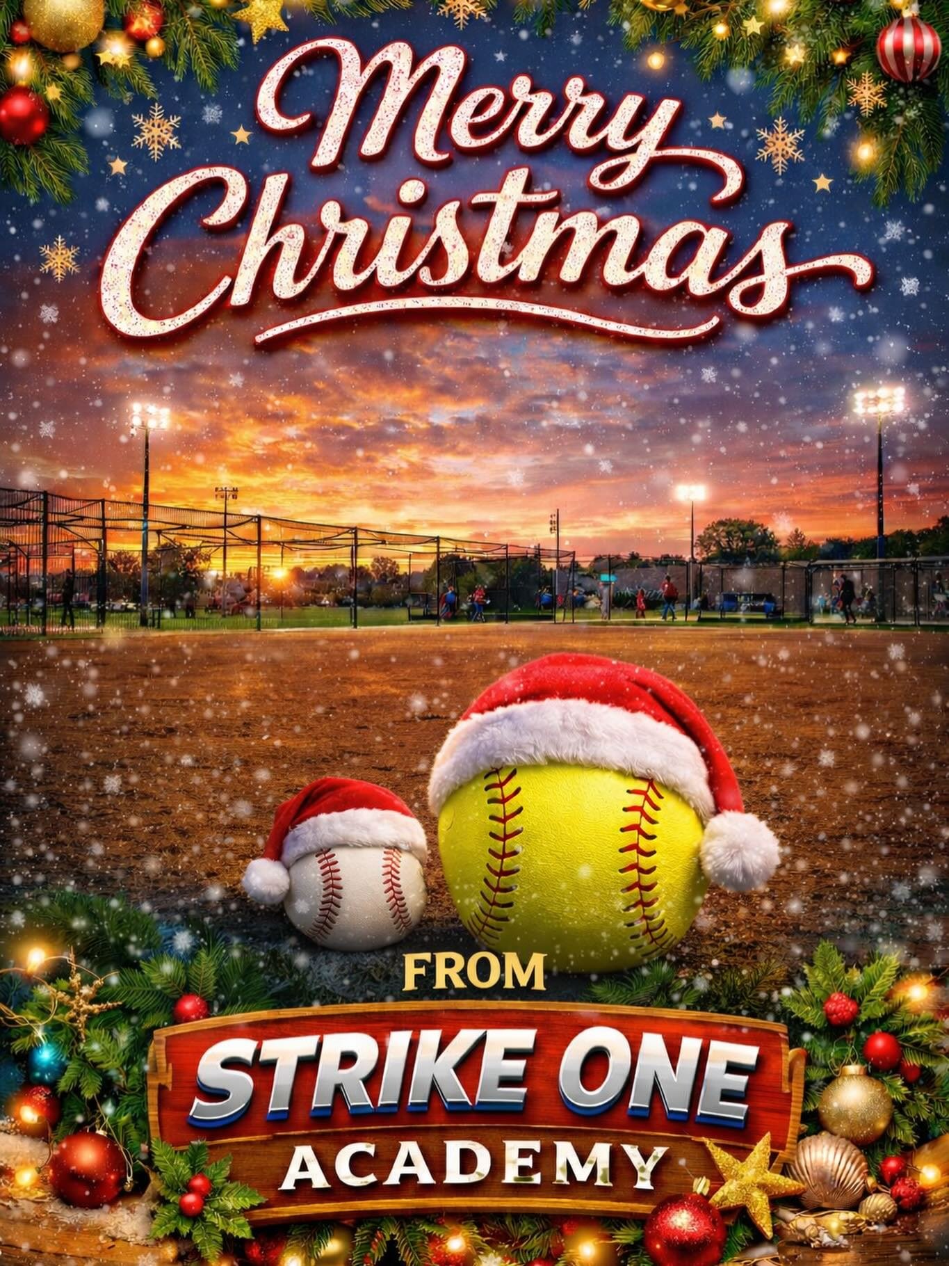 Merry Christmas to all our staff, athletes and parents!