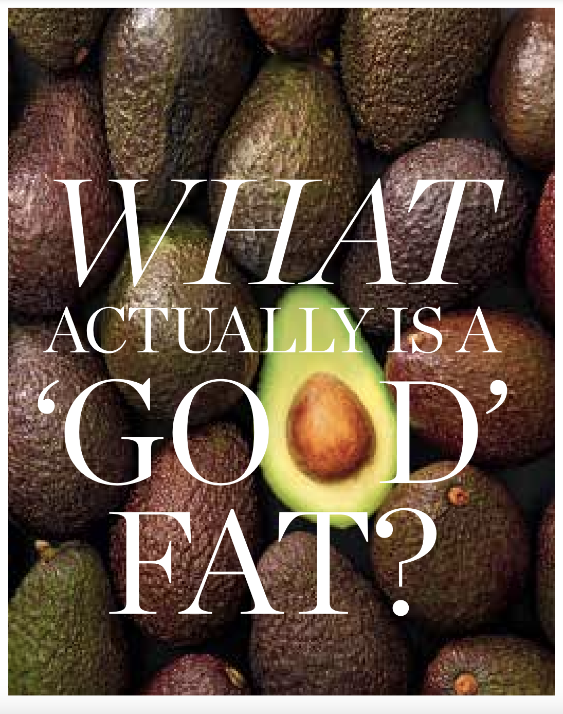 Healthy Fats for delicious 