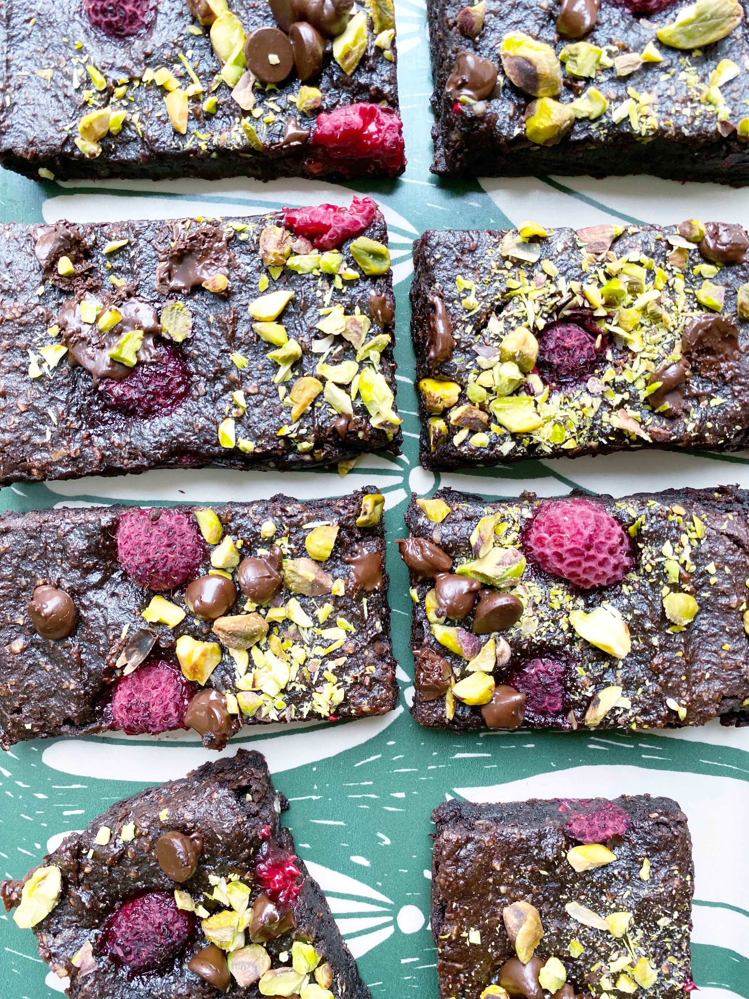 27. rasp pistachio brownies.JPG