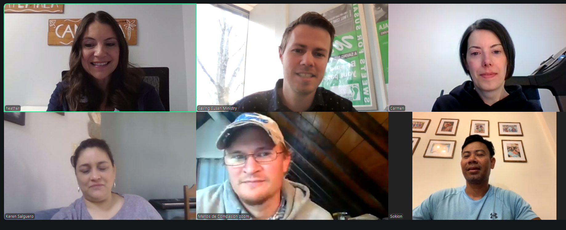 Program Facilitators meeting to plan our topic study rollout using Hope for the Heart resources