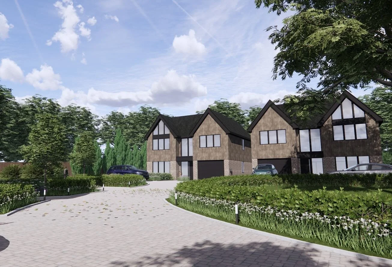 The Barnetts site 

One of our clients purchased this great plot with OPP for 1 x large detached dwelling and asked us to help improve the overall design, layout and value of the build.

We felt the site had more to offer. 

The Barnetts will now off