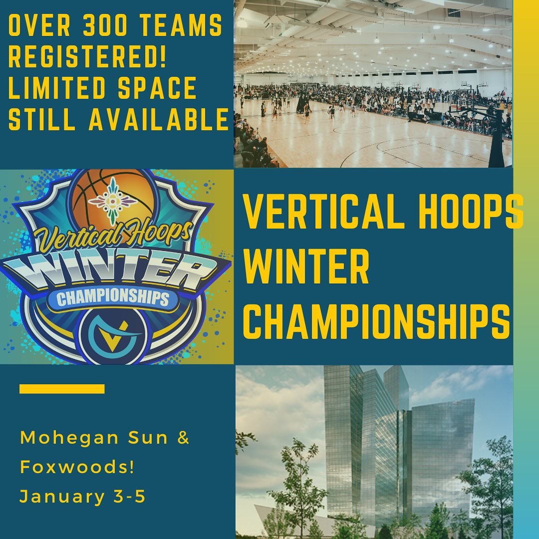 Register online at www.verticalhoops.com. We have approximately 20 spots left. Program directors with multiple teams should email jason@verticalhoops.com