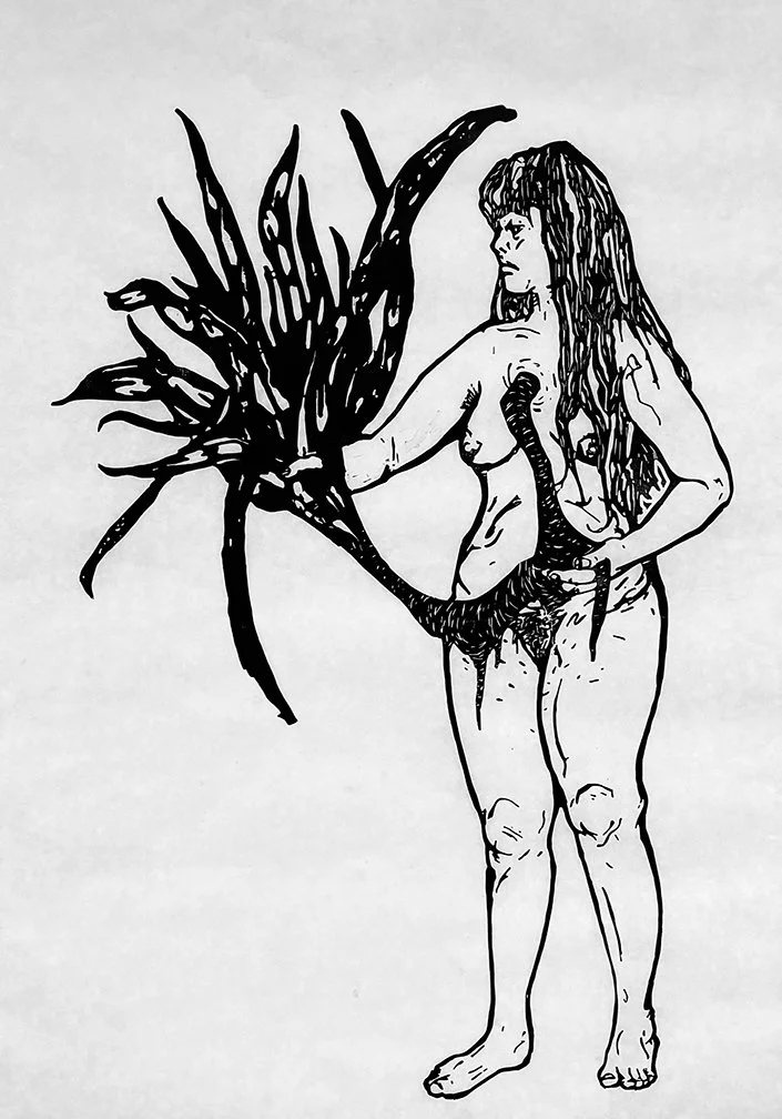 The Heart: 1-color relief print