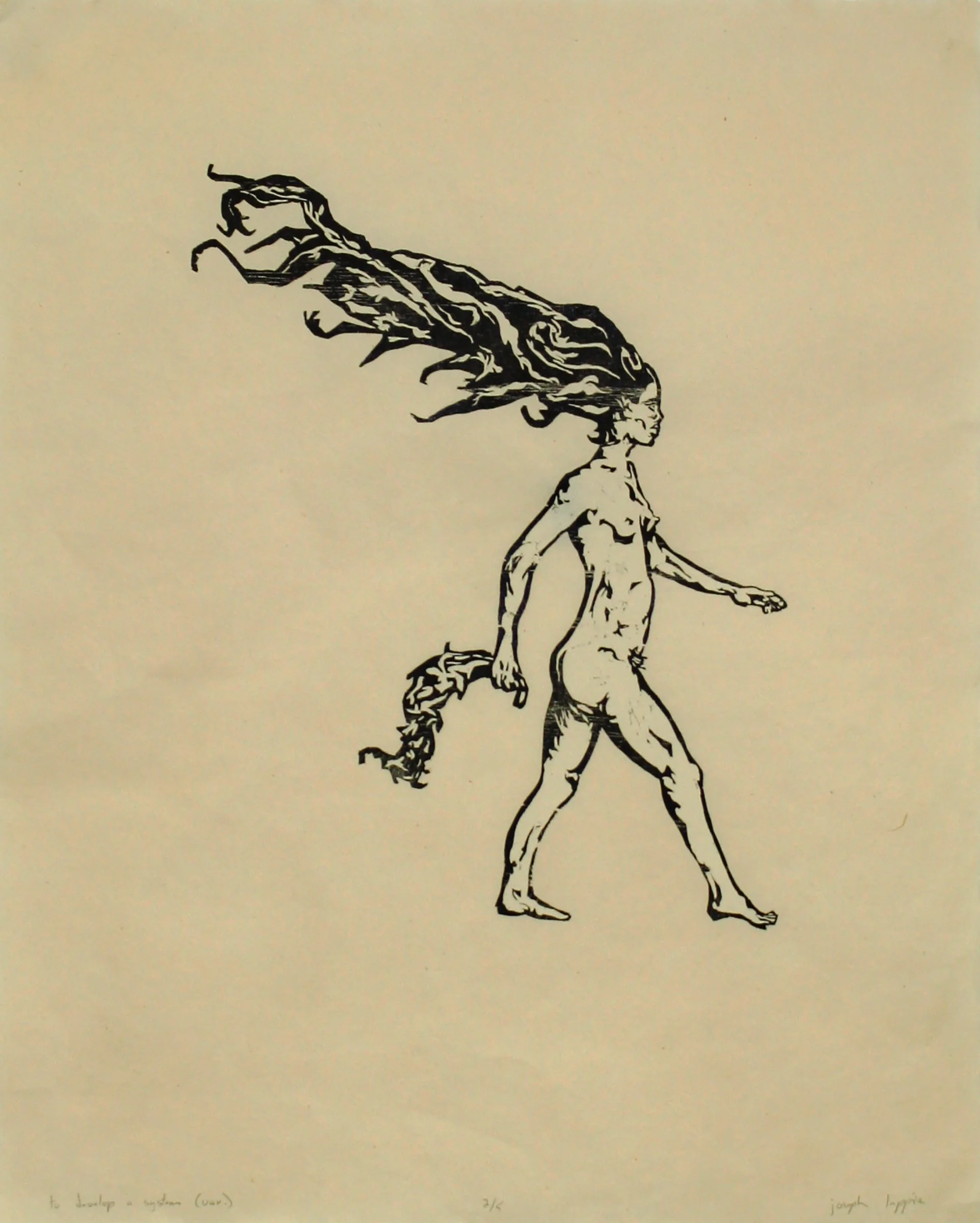 To Develop A System: 2-color relief print