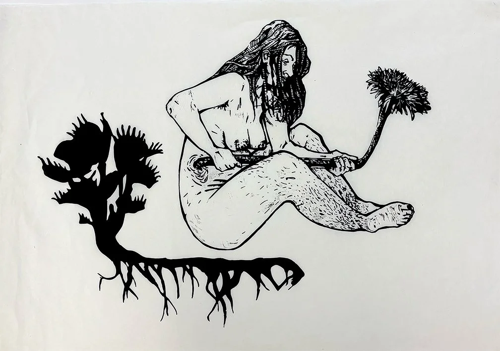 The Concern: 1-color relief print