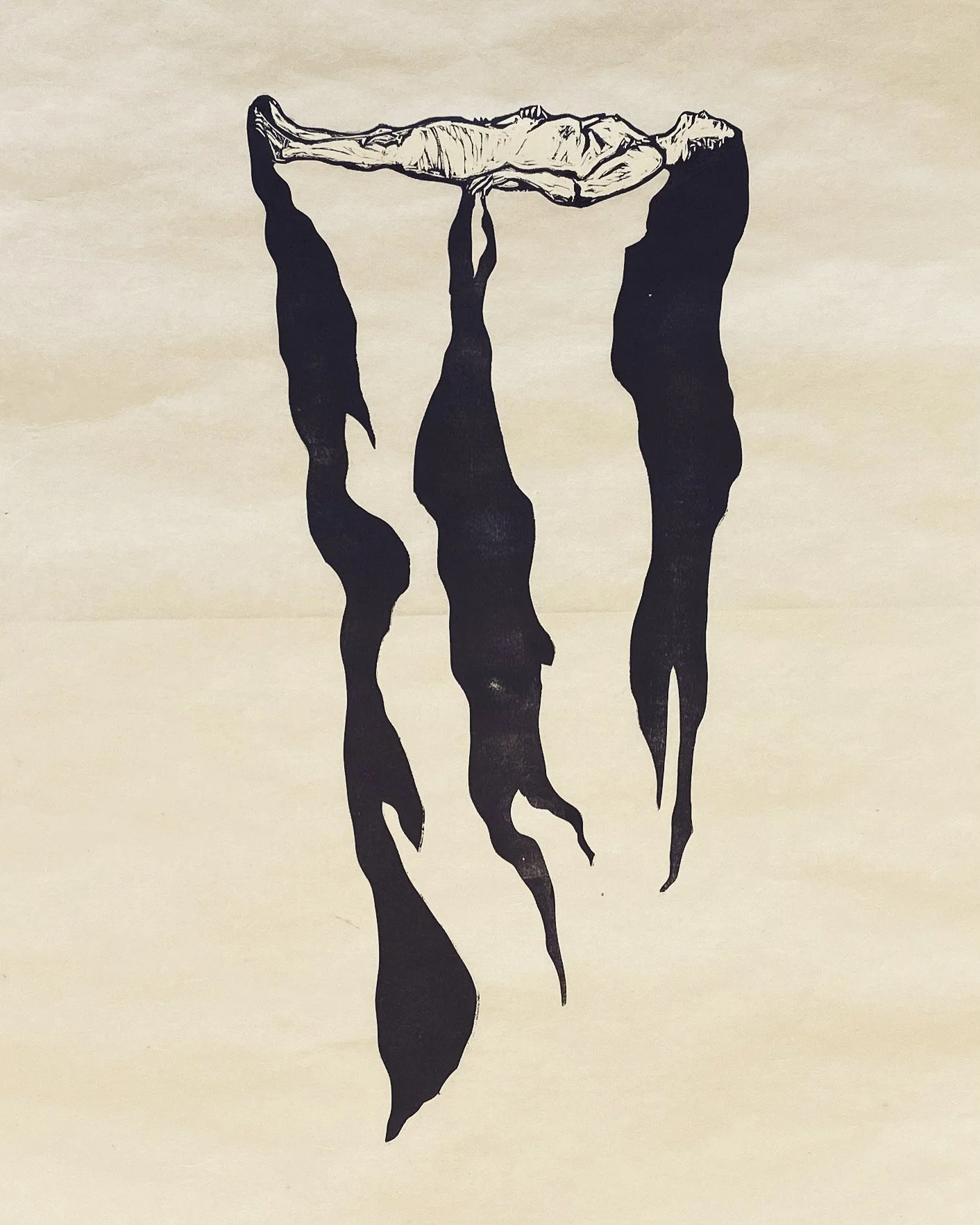 2-color relief print