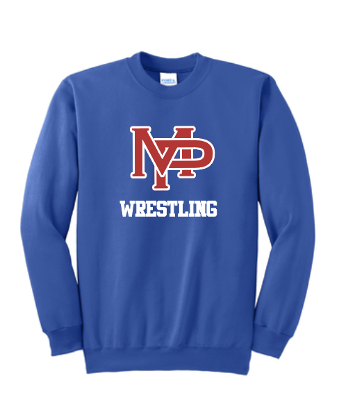 MP Wrestling Crewneck Sweatshirt Interlocking MP Logo