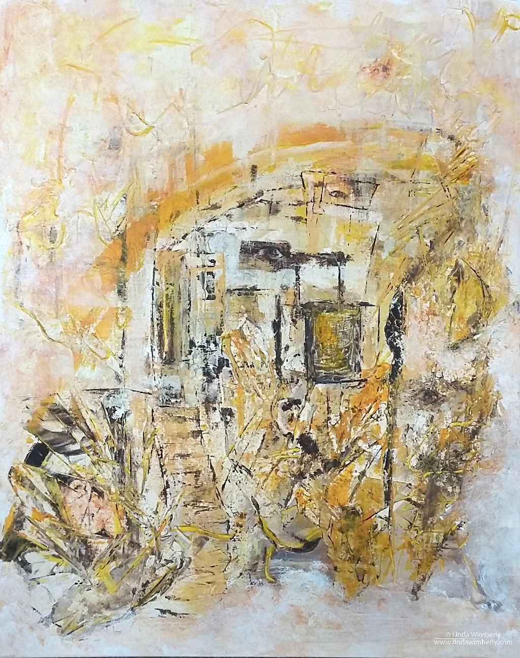 Trip in Time - 20 x 16" - acrylic - 2016