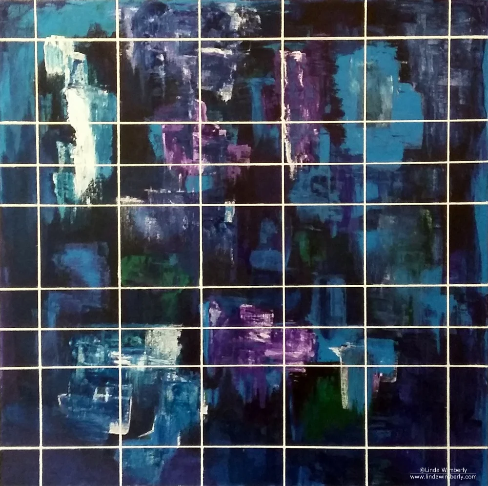 World View - 24 x 24 x 1.5" - acrylic - 2016