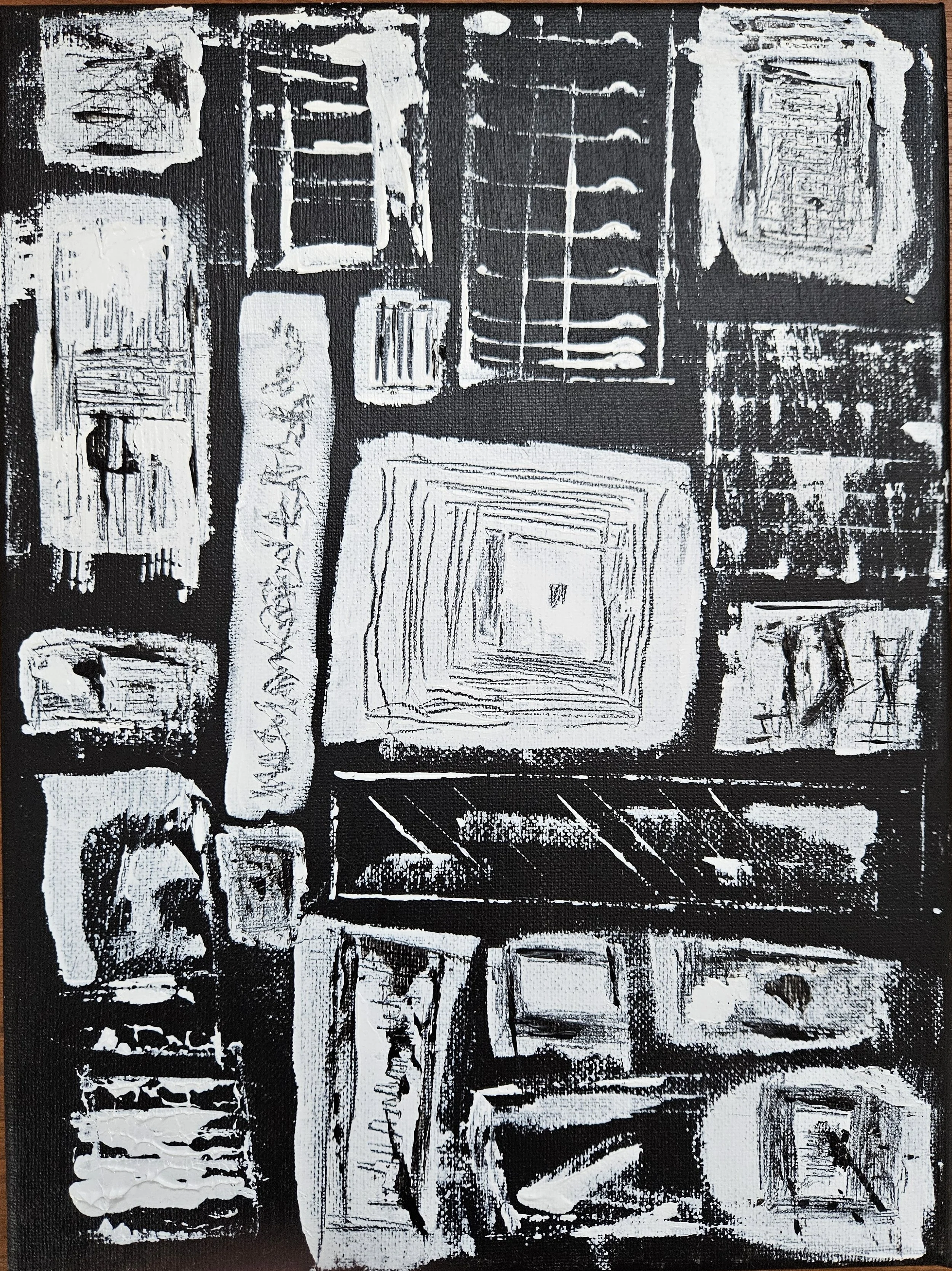 Dream - 12 x 9, acrylic on canvas, 2025