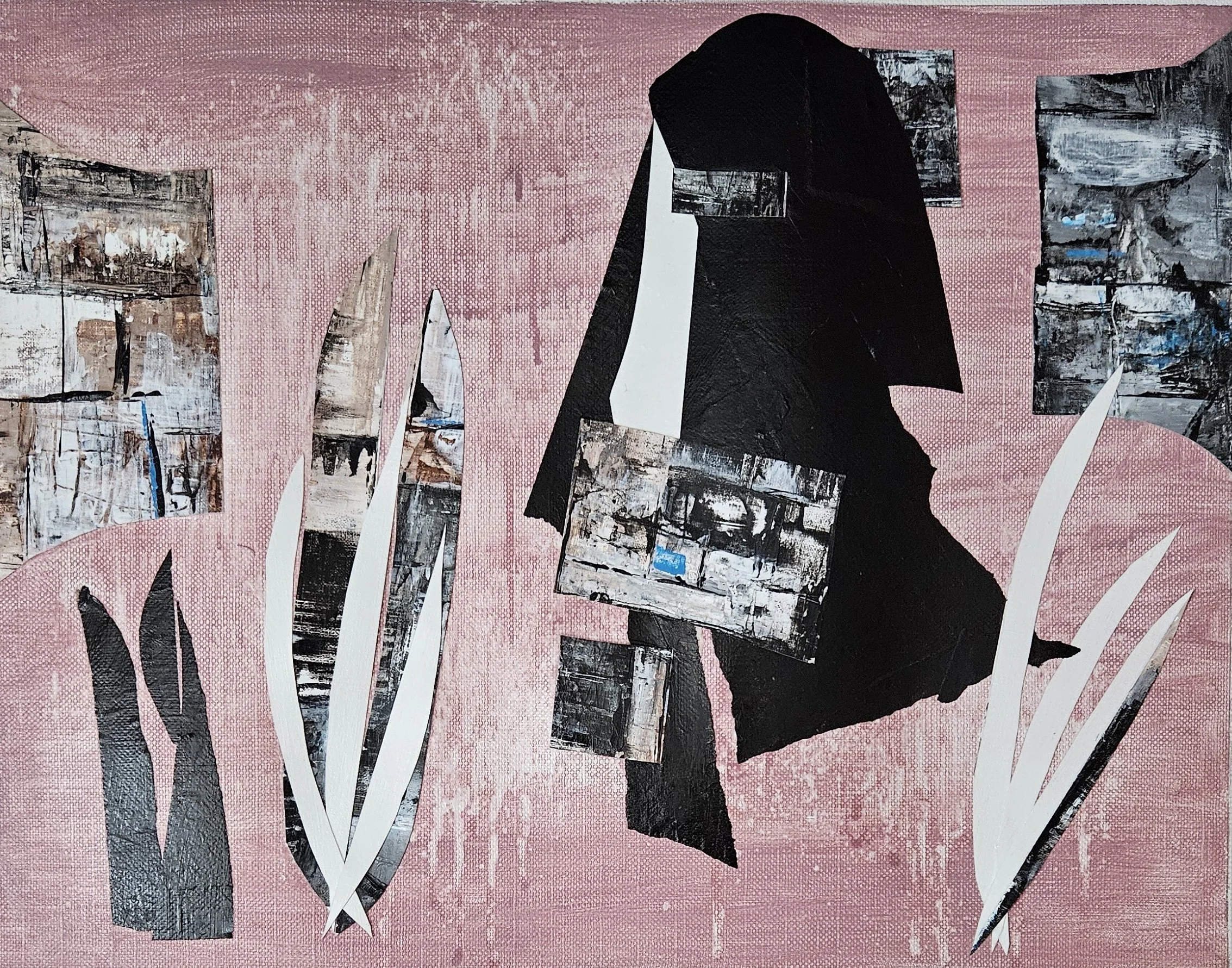 Untitled - acrylic and painted paper