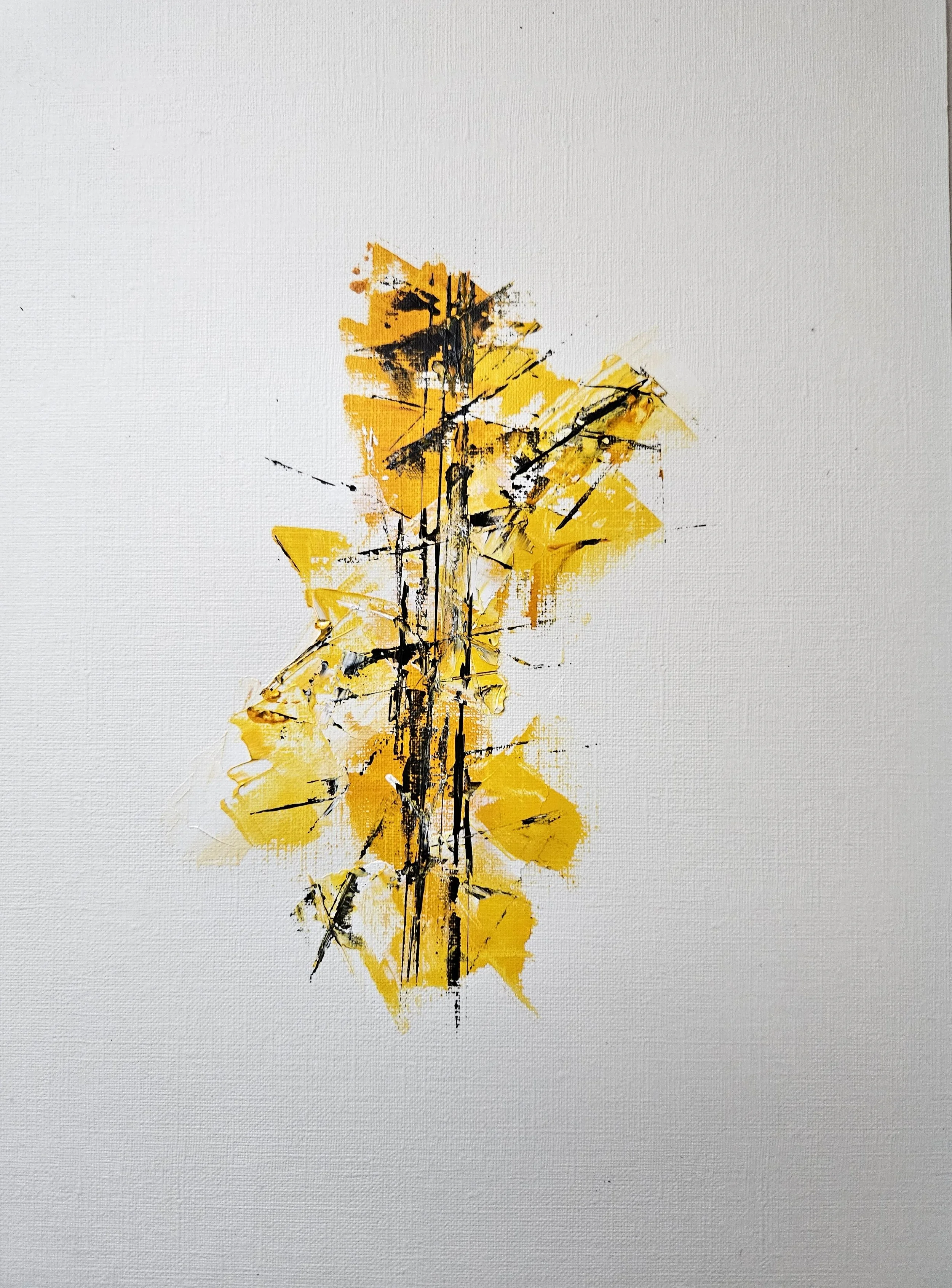 Abstract Extensions - 12 x 9, acrylic on paper