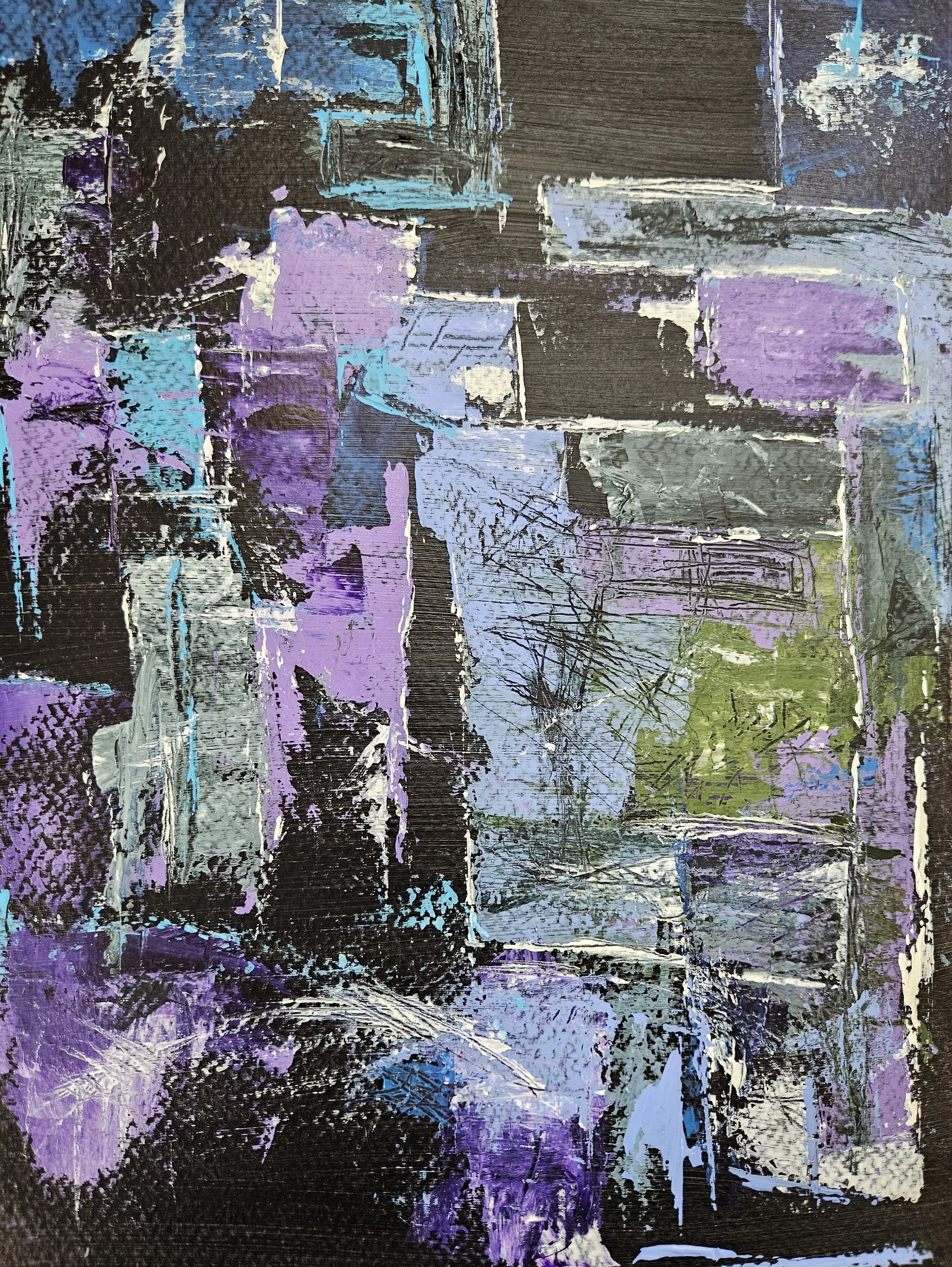 Journeys to the Unknown, 12 x 9, acrylic on paper