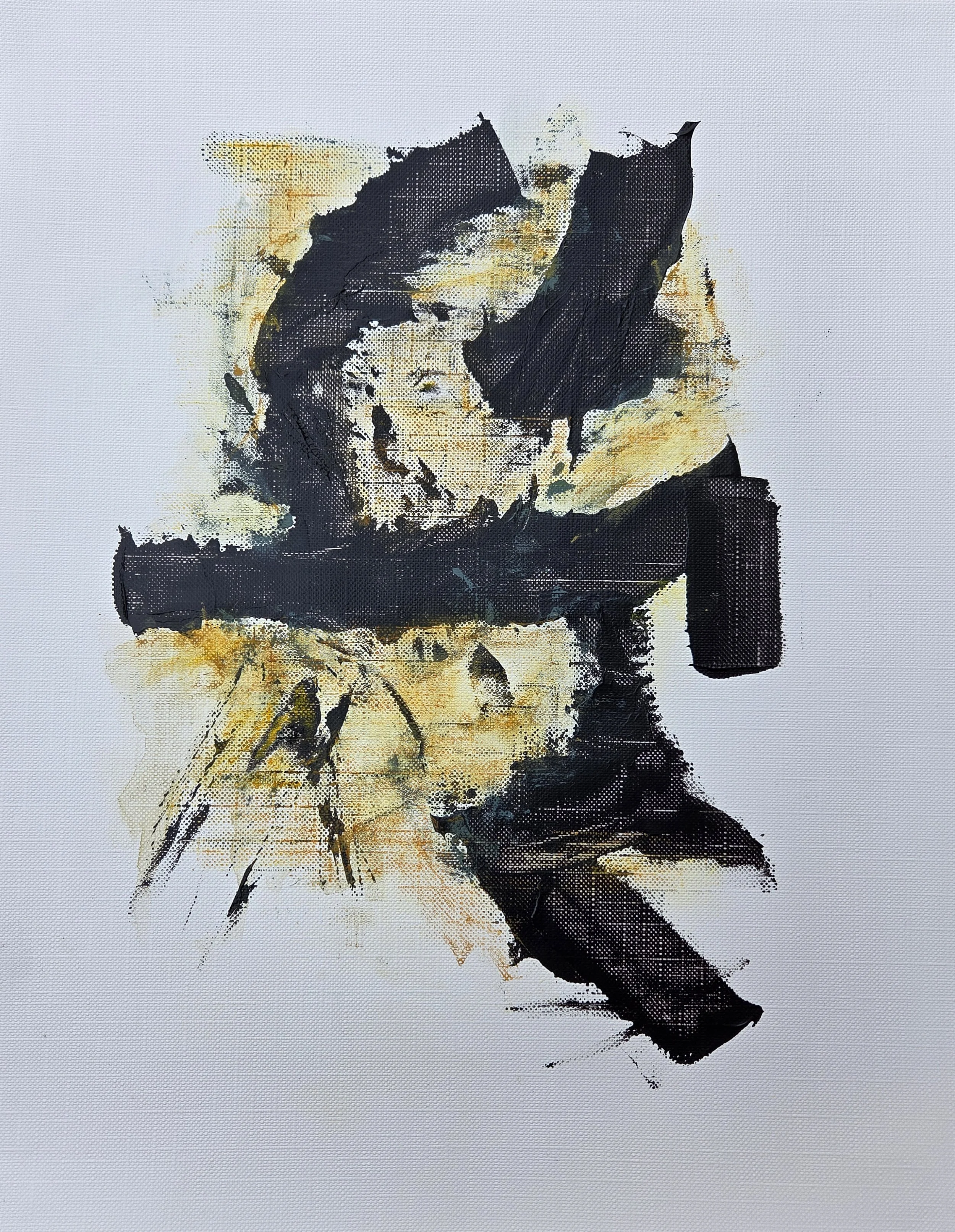 Hope for the Caged Bird's Song - 20 x 16, Mixed Media (acrylic, ink, oil pastels, charcoal) on canva-paper, 2026