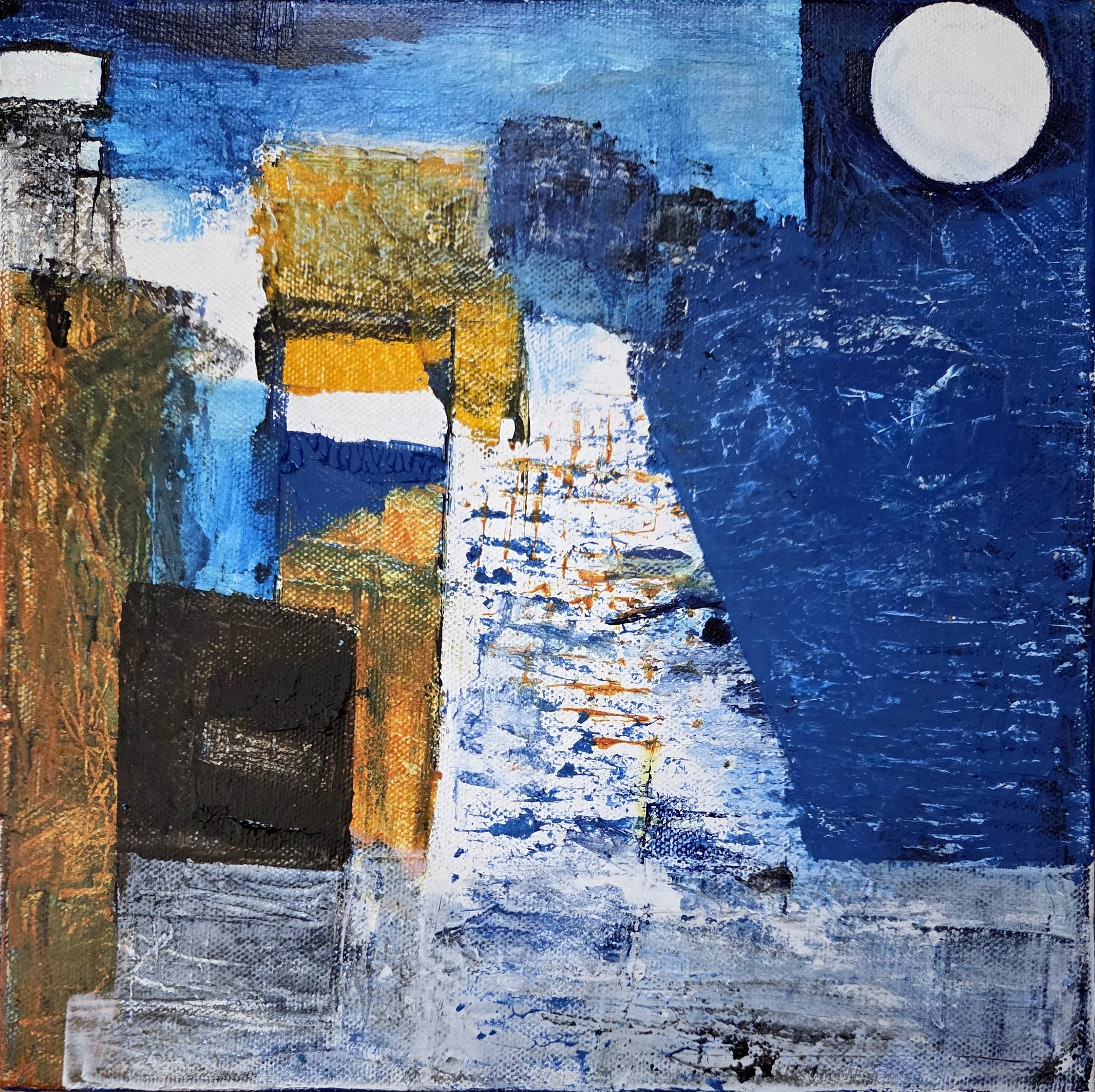 Night Scenes - 10 x 10, on canvas
