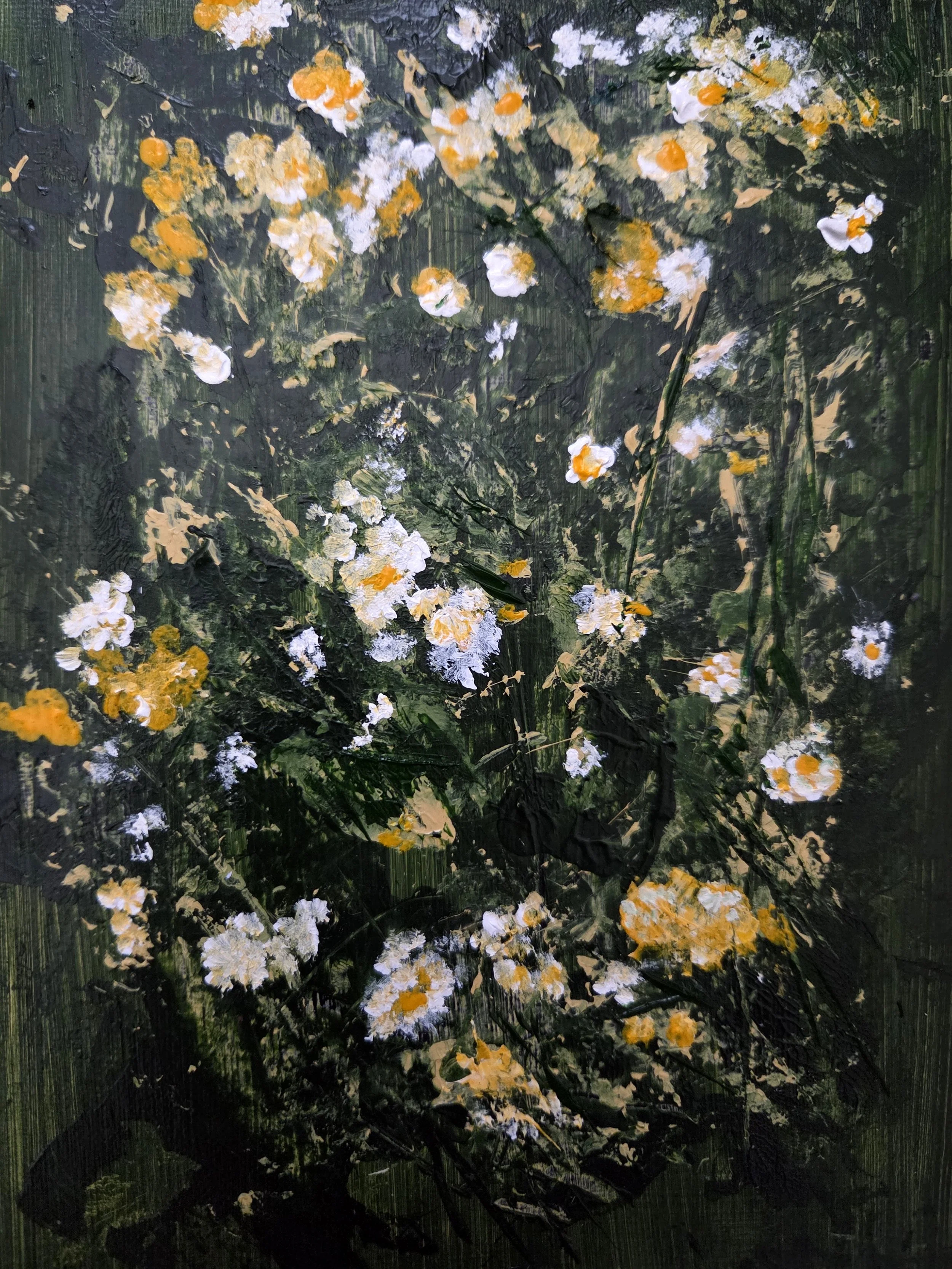 Early Summer Light - 8.5 x 5.5 on oil and acrylic paper  SOLD
