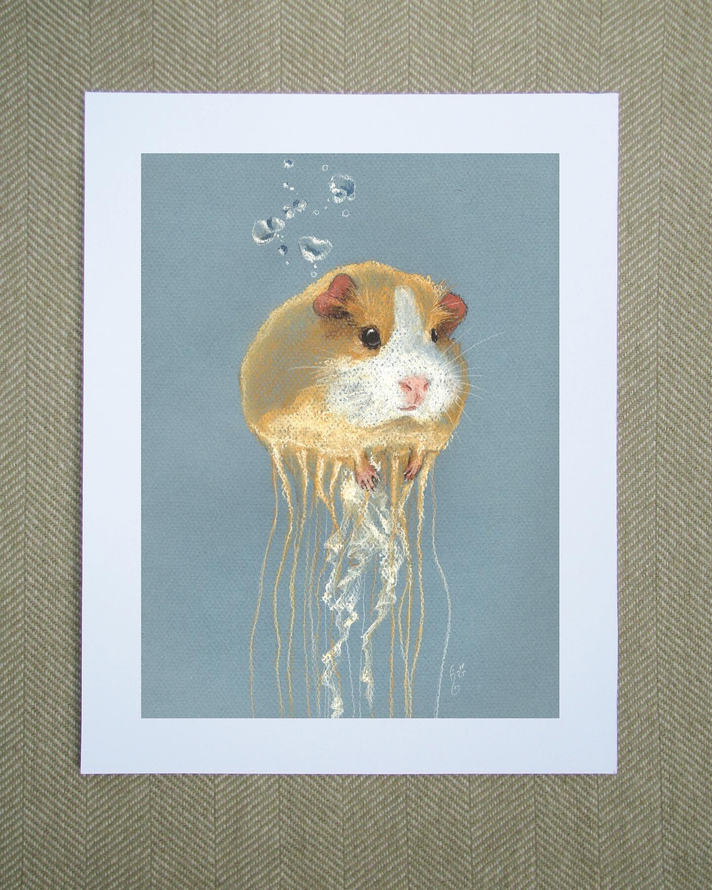 Coming soon! A bunch of new prints are coming soon to my website including these!
Jelly-pig, Firesquirrel, Cowpunk, and Sealion. Stay tuned for more updates.
.
.
#guineapig #jellyfish #squirrel #sealion #cow #punk #prints #drawing #pastel #nupastel #